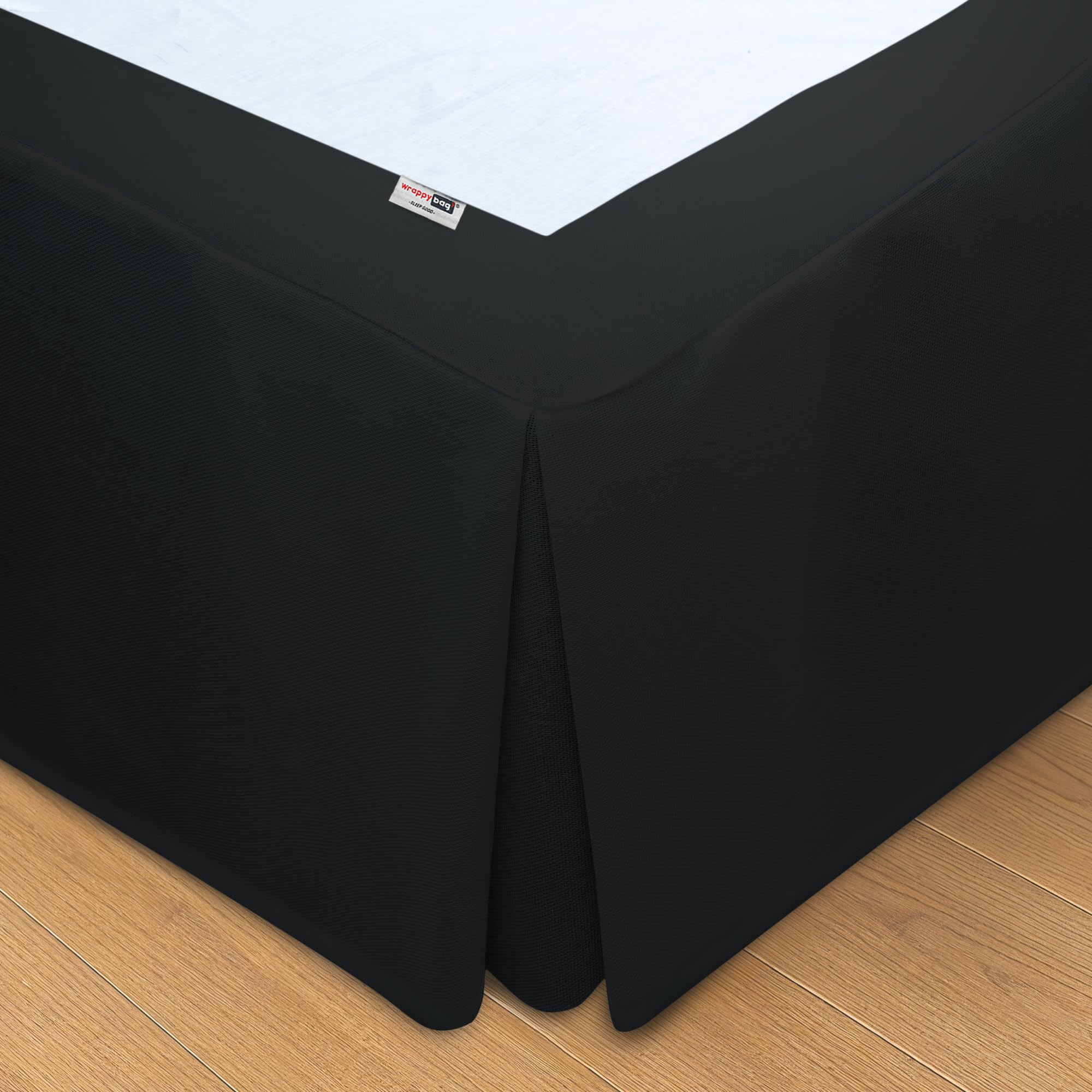 Jupe de lit cache-sommier 135x200 — beige