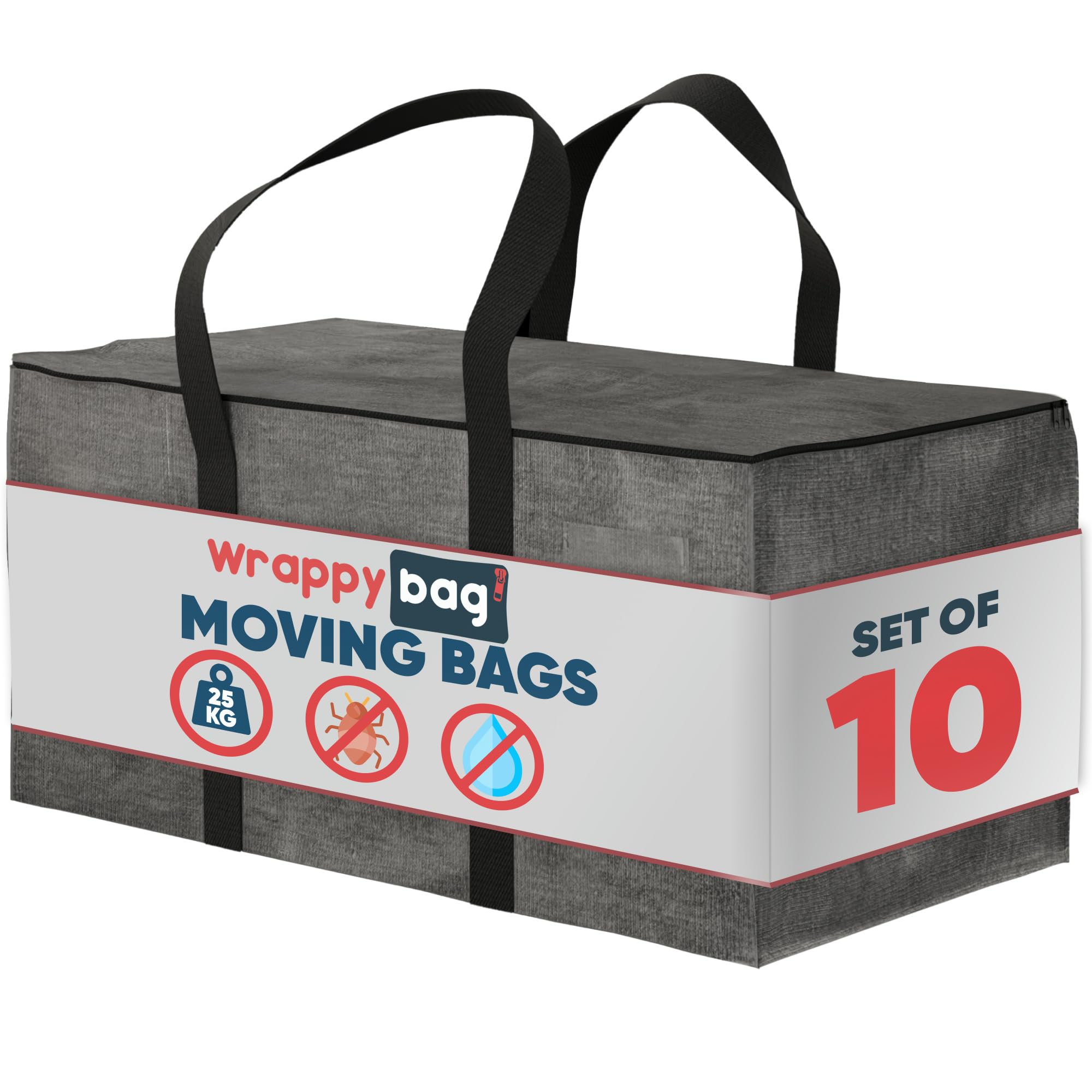 Sac de déménagement XXL — lot de 10